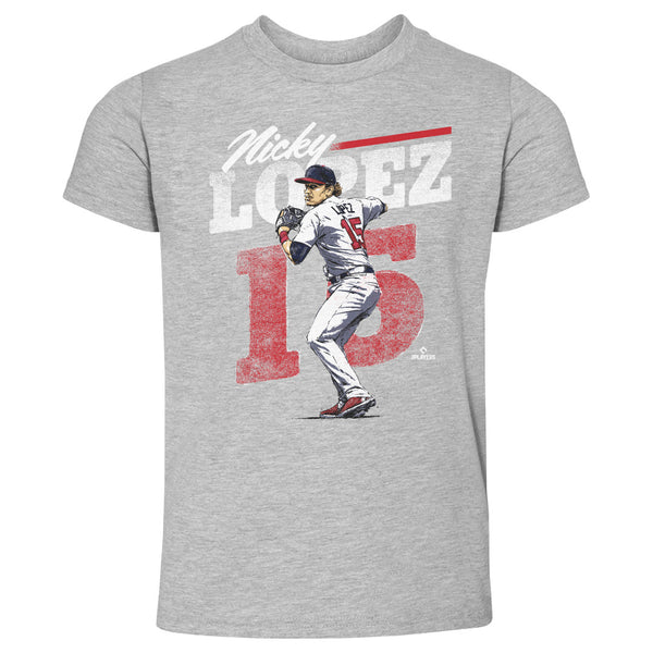 Nicky Lopez Kids Toddler T-Shirt - White - Atlanta | 500 Level Major League Baseball Players Association (MLBPA)