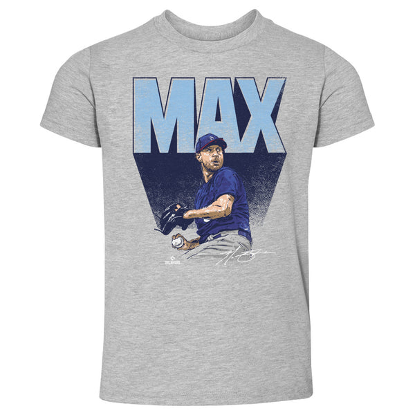Max Scherzer Kids Toddler T-Shirt - Royal Blue - Texas | 500 Level Major League Baseball Players Association (MLBPA)