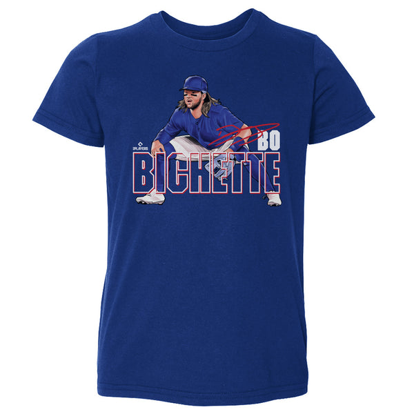 Toronto Blue Jays Kids 500 Level Bo Bichette Toronto Gray Kids Shirt