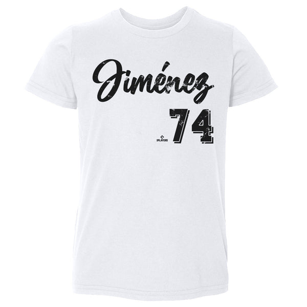 Eloy Jimenez Kids Toddler T-Shirt - White - Chicago | 500 Level Major League Baseball Players Association (MLBPA)