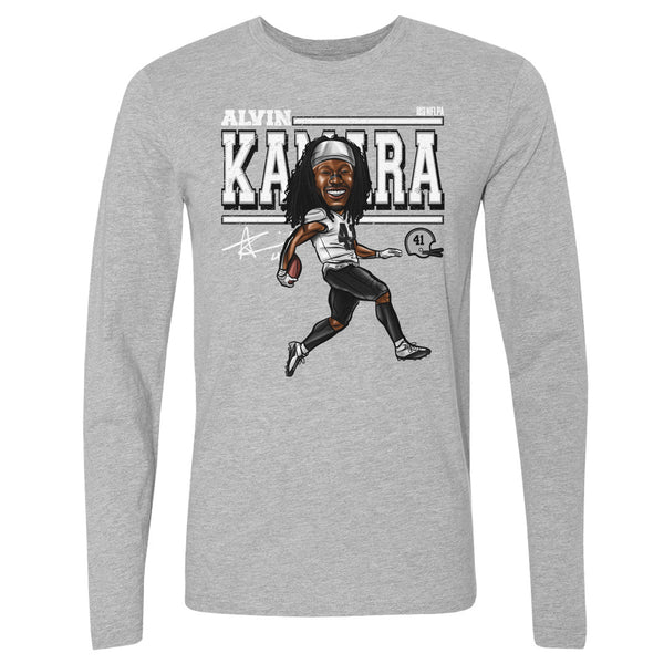 Buy Colored Men's Long Sleeve T-Shirts with Alvin Kamara Print #1238441 at