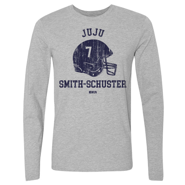 JuJu Smith-Schuster Men's Long Sleeve T-Shirt, New England Football Men's  Long Sleeve T-Shirt