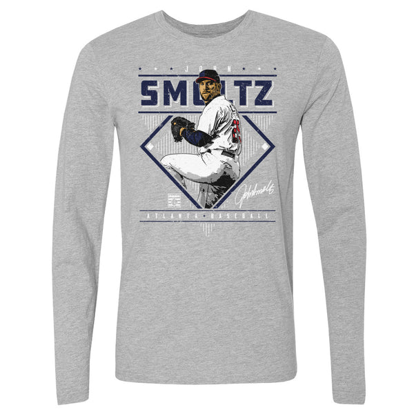 500LVL John Smoltz Kids T-Shirt - Atlanta Baseball John Smoltz Atlanta Diamond Name Wht