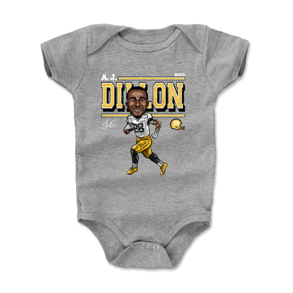 A.J. Dillon Baby Clothes  Green Bay Football Kids Baby Onesie