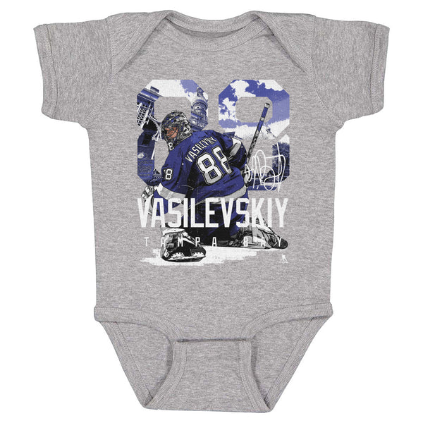 Andrei Vasilevskiy Kids Toddler T-Shirt - Heather Gray - Tampa Bay | 500 Level