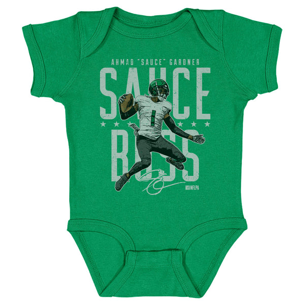 Sauce Gardner Baby Clothes, New York Football Kids Baby Onesie