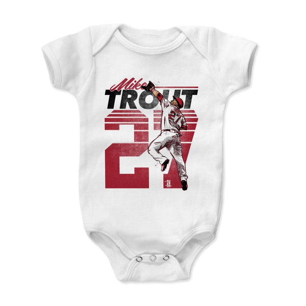 Mike Trout Baby Clothes  Los Angeles Baseball Kids Baby Onesie