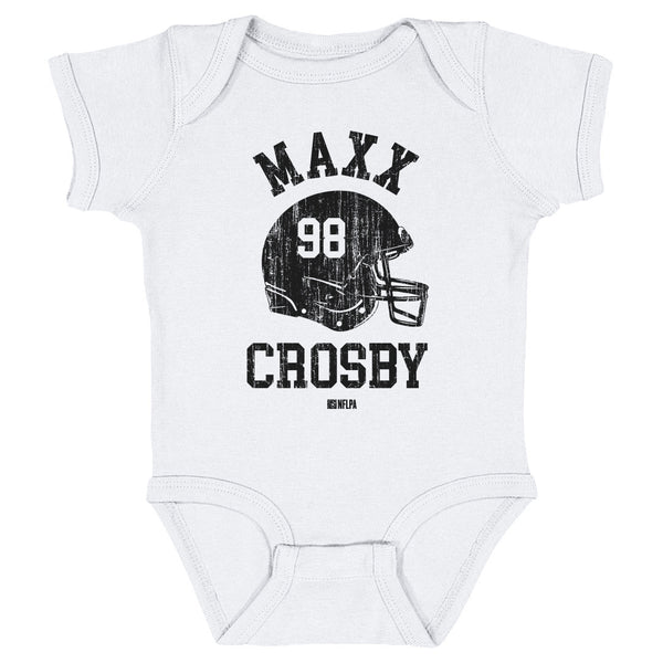 Maxx Crosby Baby Clothes, Las Vegas Football Kids Baby Onesie