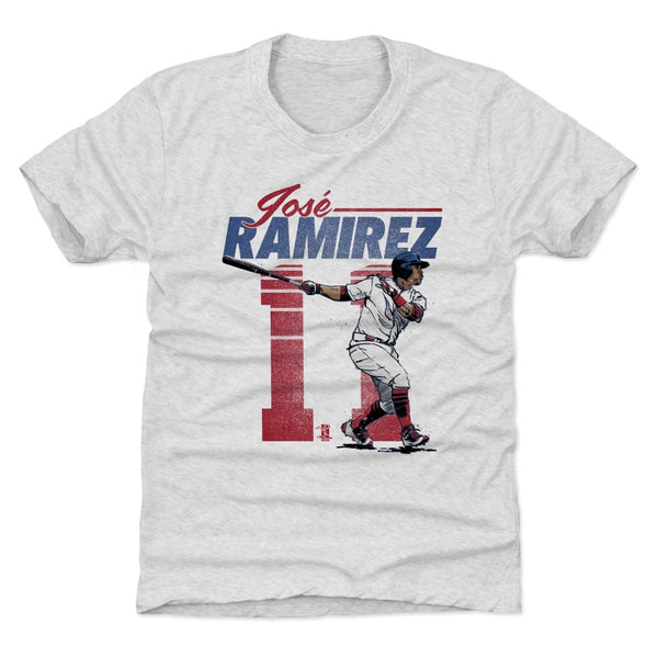 Cleveland Indians Men's 500 Level Jose Ramirez Cleveland Red Shirt