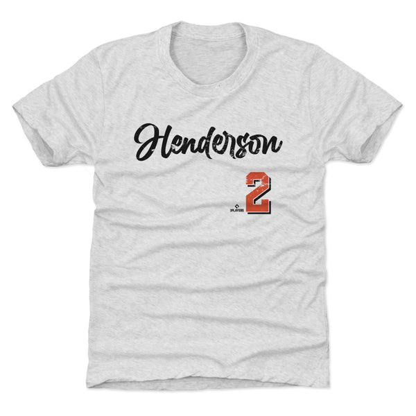 500 Level Youth Baltimore Orioles Gunnar Henderson Black T-Shirt