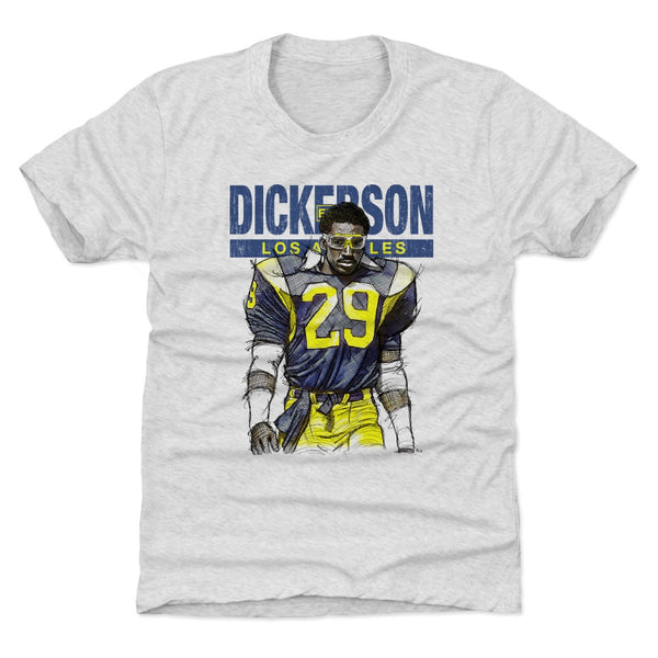 500LVL Eric Dickerson Kids T-Shirt - Los Angeles Throwbacks Eric Dickerson Cartoon Wht