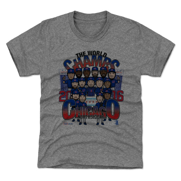 Chicago Cubs Men's 500 Level Chicago Chicago Gray T-Shirt