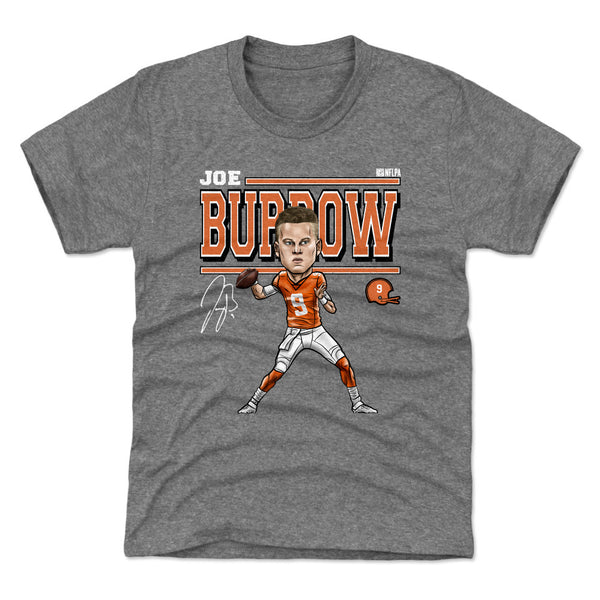 Shedd Shirts Long Sleeve Orange Bengals Joe Burrow Logo T-Shirt Youth, Boy's, Size: YS(6-8)