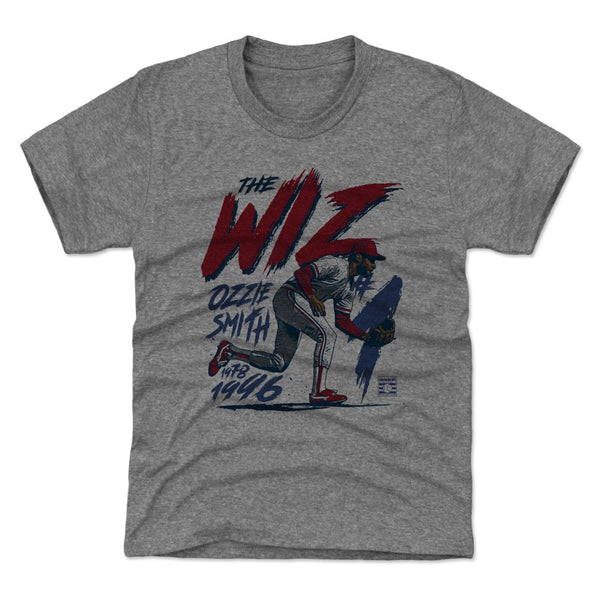 Kids 500 Level Ozzie Smith St. Louis Red Kids Shirt