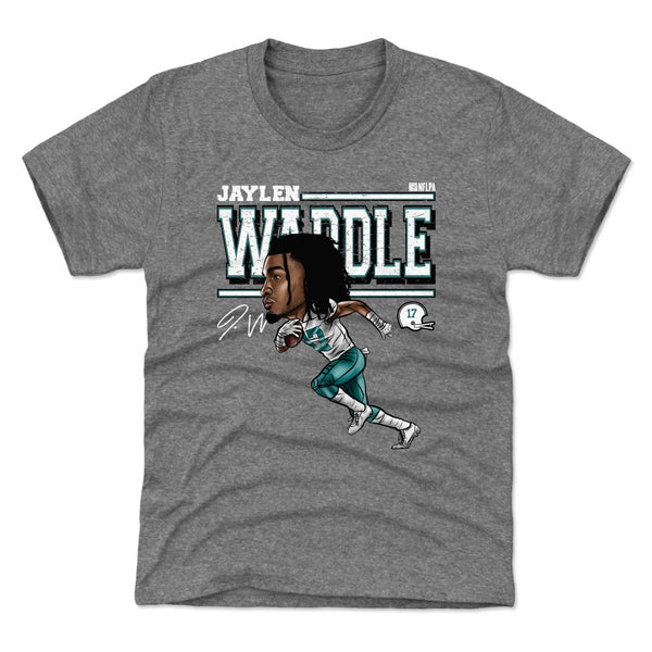 Miami Football Jaylen Waddle Cartoon signature shirt, hoodie, sweater and  v-neck t-shirt