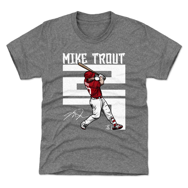 Los Angeles Angels Men's 500 Level Mike Trout Los Angeles Gray Shirt