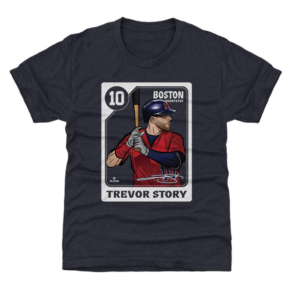 Trevor Story Kids T-Shirt - Tri Red - Boston | 500 Level Major League Baseball Players Association (MLBPA)