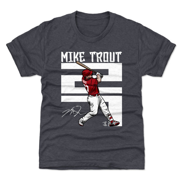 Mike Trout Kids Toddler T-Shirt - Navy - Los Angeles | 500 Level Major League Baseball Players Association (MLBPA)