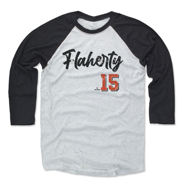 Baltimore Orioles Jack Flaherty Men's Premium T-Shirt - Tri Gray - Baltimore | 500 Level Major League Baseball Players Association (MLBPA)