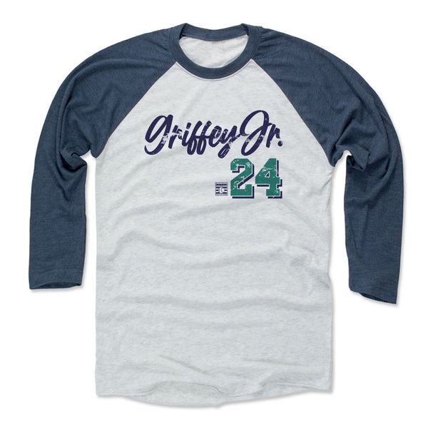 Seattle Mariners Ken Griffey Jr. Men's Cotton T-Shirt - Heather Gray - Seattle | 500 Level