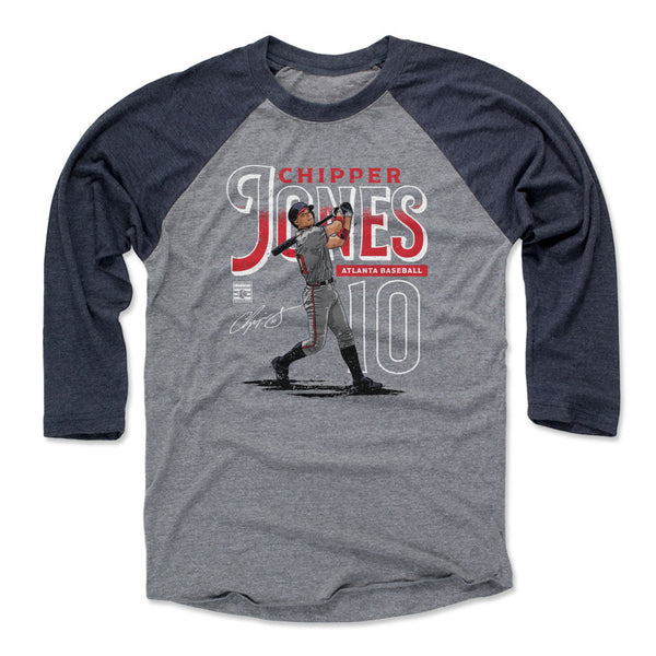 Chipper Jones Women's T-Shirt - Heather Gray - Atlanta | 500 Level