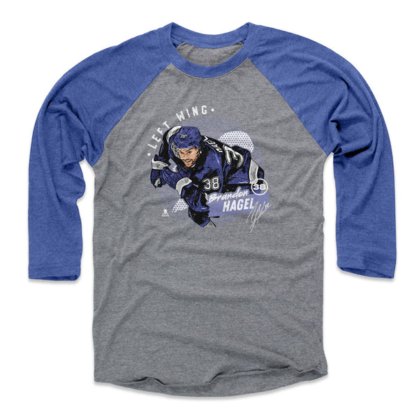 : Brandon Hagel 3/4 Sleeve Raglan T-Shirt - Brandon Hagel Tampa  Bay Font : Sports & Outdoors