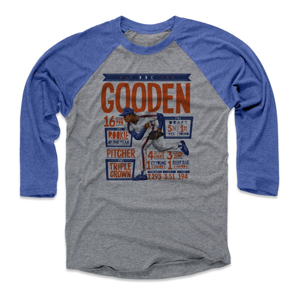 New York Mets Men's 500 Level Dwight Gooden New York White Shirt