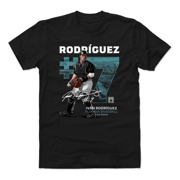 Ivan Rodriguez Baseball Tee Shirt, Florida Baseball Hall of Fame Men's  Baseball T-Shirt