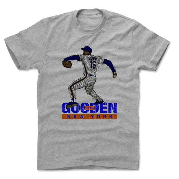 New York Mets Men's 500 Level Dwight Gooden New York Blue T-Shirt