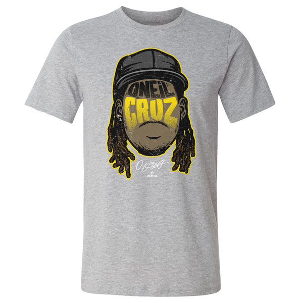  500 LEVEL Oneil Cruz Shirt (Cotton, Small, Black) - Oneil Cruz  Pittsburgh Baseball WHT : Sports & Outdoors