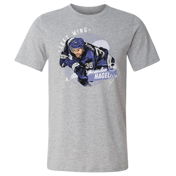 Tampa Bay Lightning Brandon Hagel Men's Cotton T-Shirt - Royal Blue - Tampa Bay | 500 Level