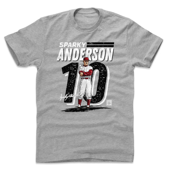 Sparky Anderson Shirt  Cincinnati Baseball Hall of Fame Men's