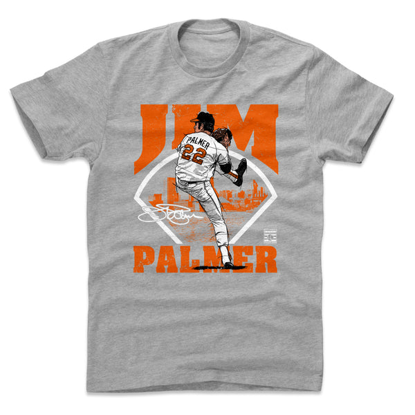 Baltimore Orioles Men's 500 Level Jim Palmer Baltimore Gray Shirt