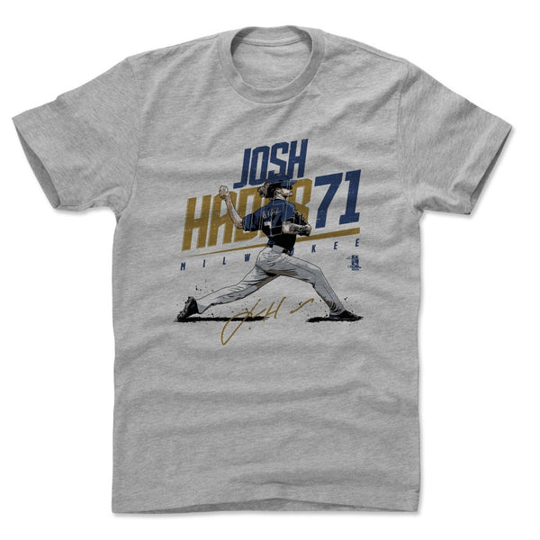 Milwaukee Brewers Men's 500 Level Josh Hader Milwaukee White Shirt