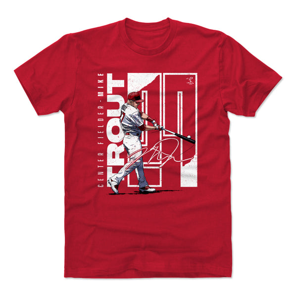 Los Angeles Angels Men's 500 Level Mike Trout Los Angeles Gray Shirt