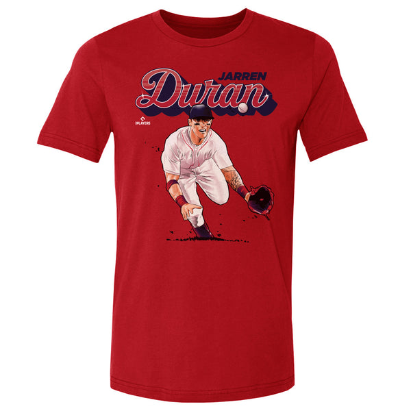 Jarren Duran Kids T-Shirt - Tri Ash - Boston | 500 Level Major League Baseball Players Association (MLBPA)