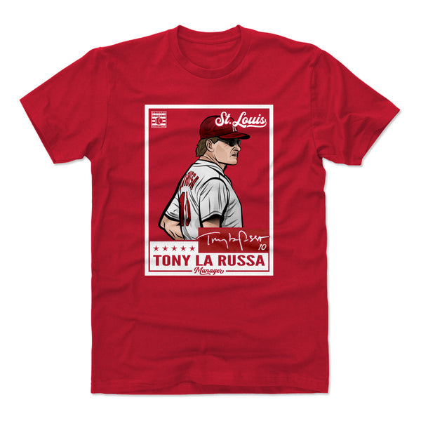 Tony La Russa Men's Baseball T-shirt St. Louis Baseball 