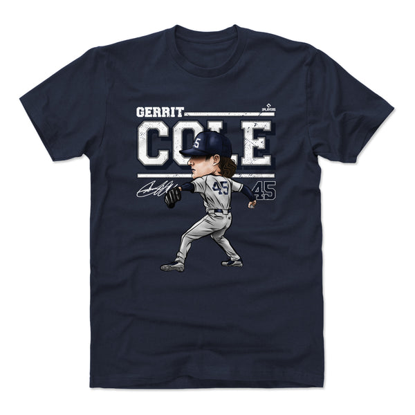 Francisco Lindor Men's Cotton T-Shirt - Heather Gray - New York | 500 Level Major League Baseball Players Association (MLBPA)