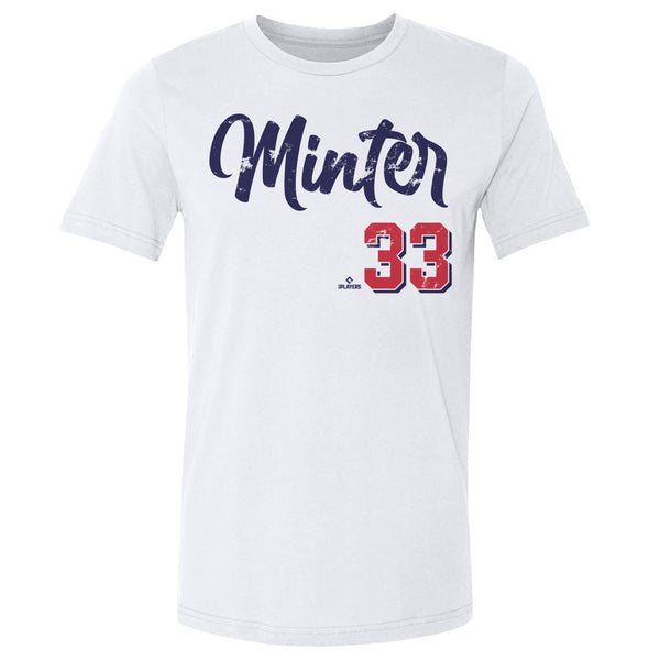  500 LEVEL A.J. Minter Shirt - A.J. Minter Atlanta Baseball :  Sports & Outdoors