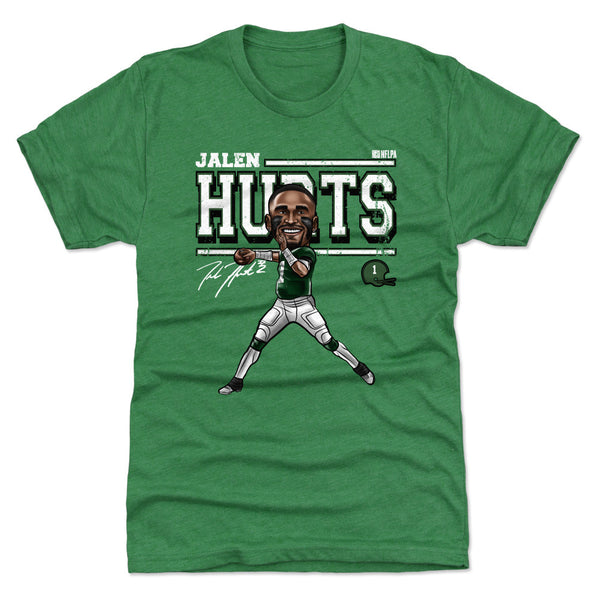 No.1 Jalen Hurts #1 Eagles T-Shirt Color Team S-5XL