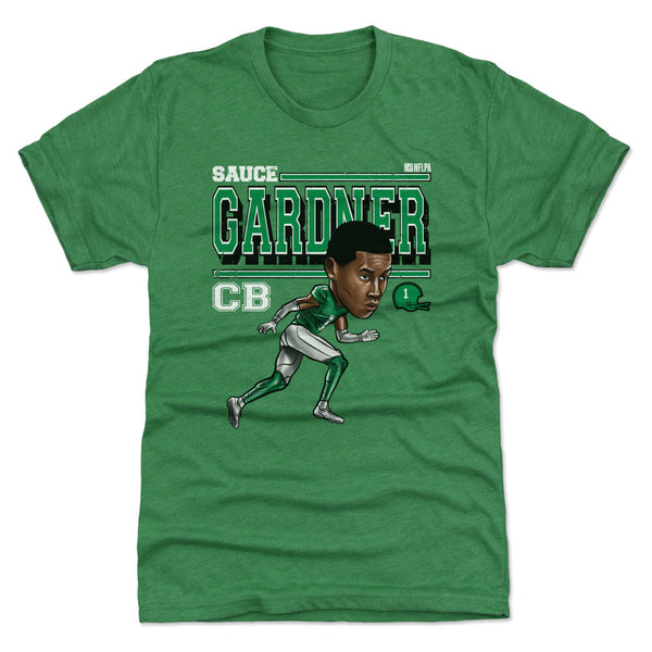 : Sauce Gardner #1 New York Football Cotton T-Shirt Jersey  (Small, Black) : Clothing, Shoes & Jewelry