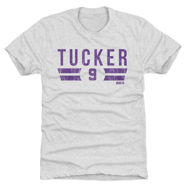 Justin Tucker 9 Favorite Player Baltimore Football Fan T Shirt Purple