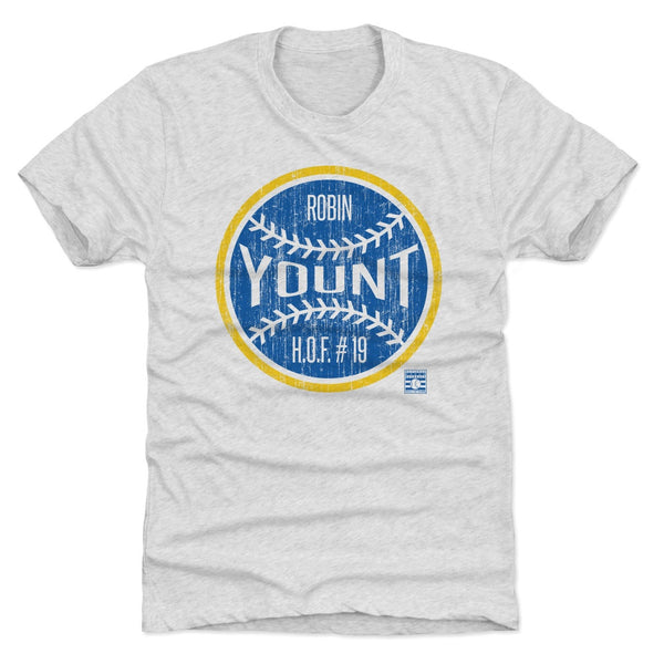 Robin Yount T-Shirt, Milwaukee Baseball Hall of Fame Men's Premium T-Shirt