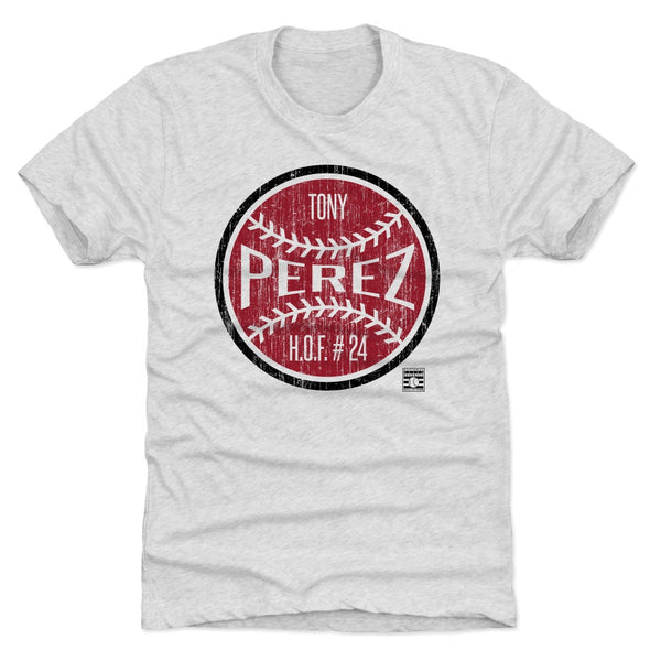 Tony Perez T-Shirt, Cincinnati Baseball Hall of Fame Men's Premium T-Shirt