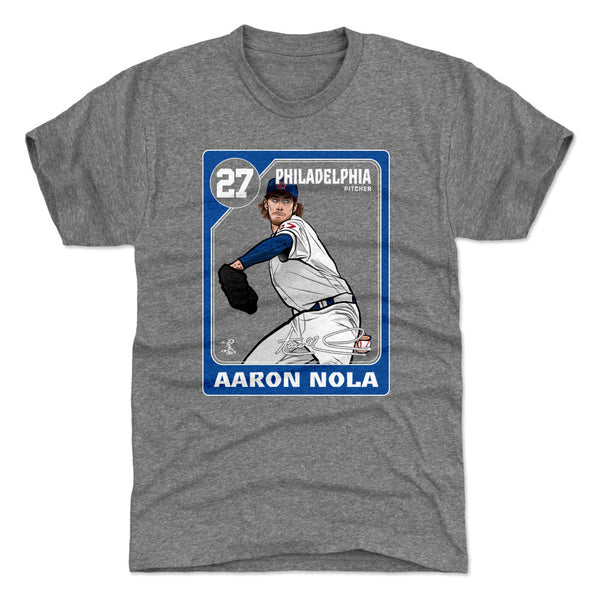 Men's No.27 Aaron Nola Phillies Team Printed Baseball Jersey