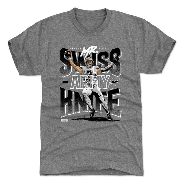 Taysom Hill 'SWISS ARMY KNIFE' Black Tee (Unisex)