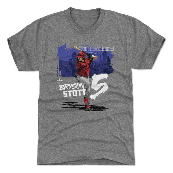 Bryson Stott Kids T-Shirt - Tri Red - Philadelphia | 500 Level Major League Baseball Players Association (MLBPA)