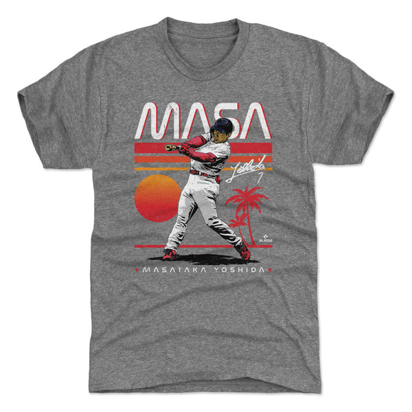 Masataka Yoshida Kids Toddler T-Shirt - Heather Gray - Boston | 500 Level Major League Baseball Players Association (MLBPA)