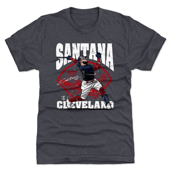 Carlos Santana Baseball Tee Shirt Cleveland Baseball Men's