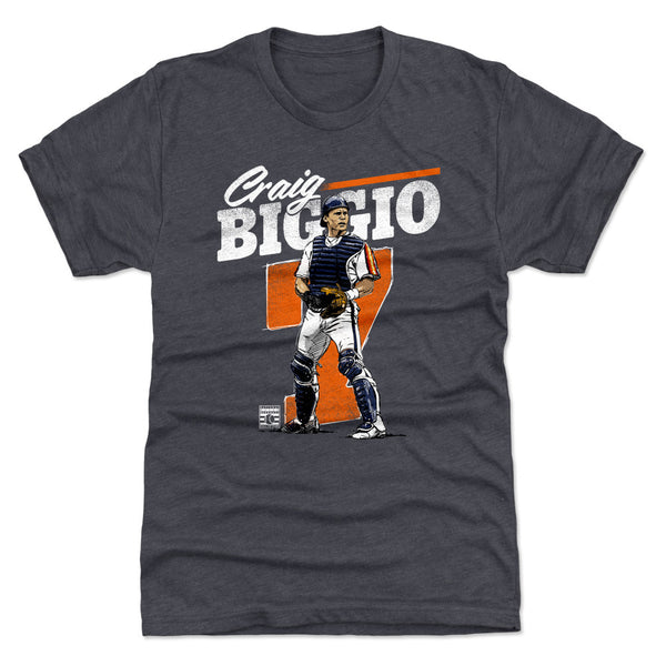 Craig Biggio Shirt, Houston Baseball Hall of Fame Men's Cotton T-Shirt